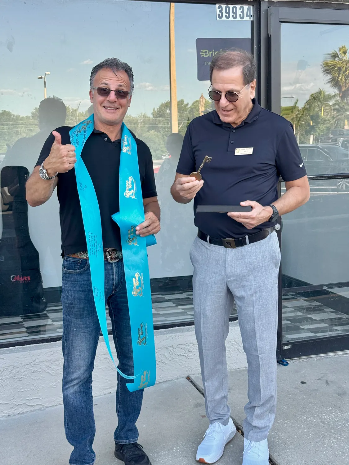 Ribbon cutting